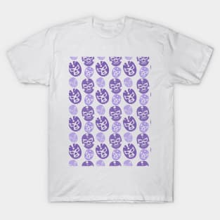 Luchador Mask Purple T-Shirt